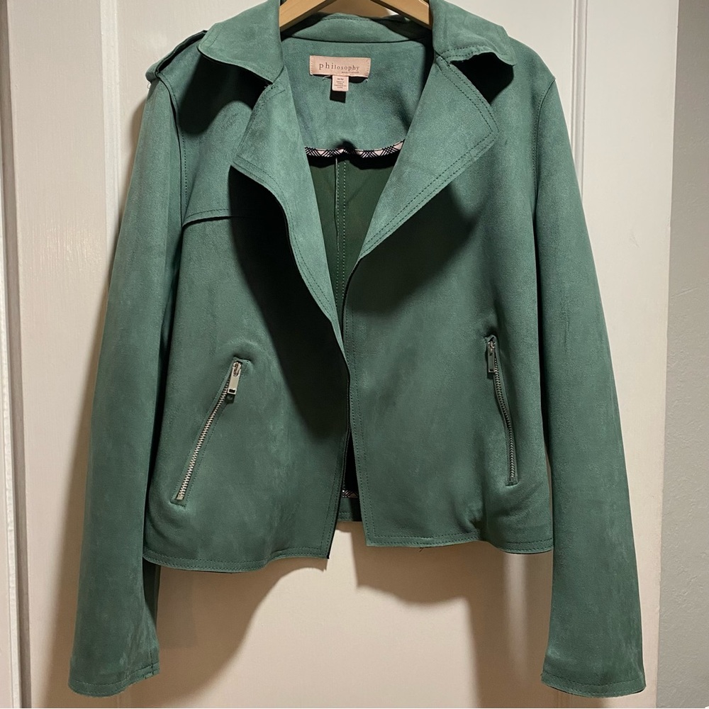 COPY - Teal Velvet Jacket (M)